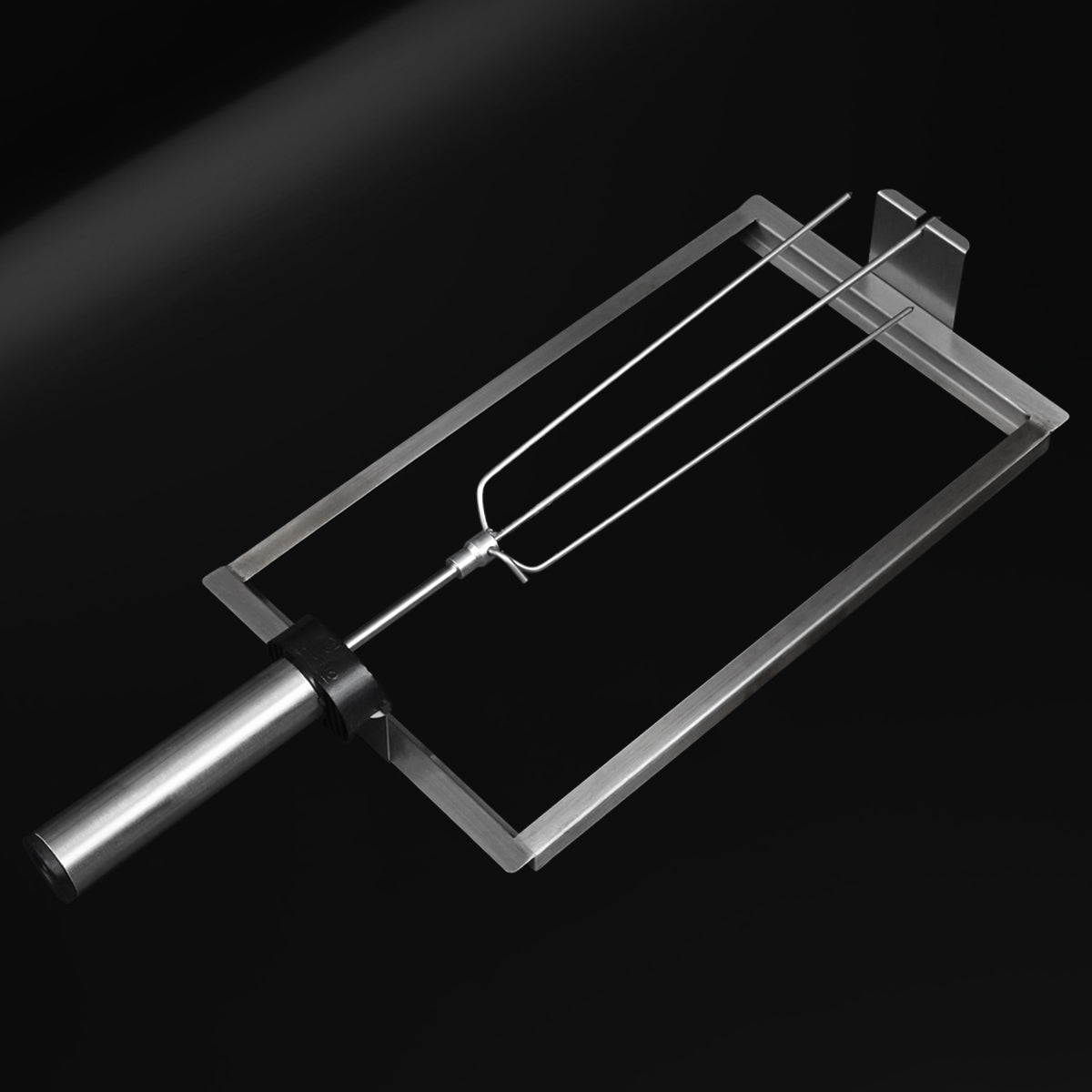 Suporte de Espeto para Churrasqueira a Gás em Aço Inox Cozix