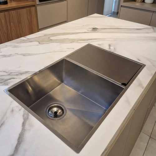Tampa P/ Escorredor Calha Gourmet De 40x29cm Cozix Inox 304 Inox