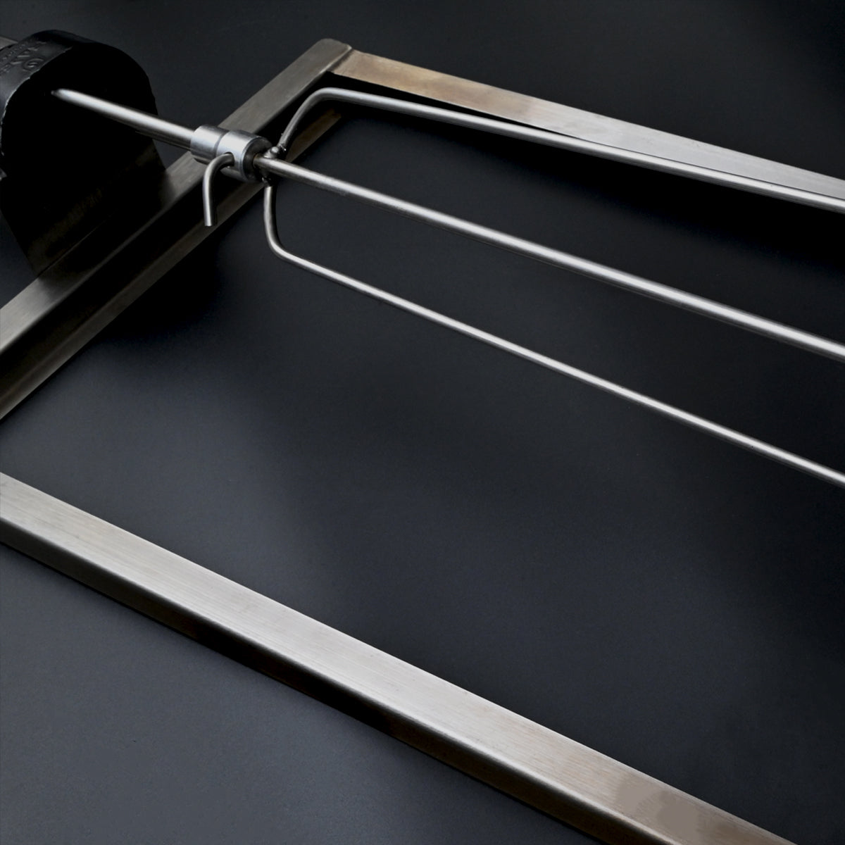 Suporte de Espeto para Churrasqueira a Gás em Aço Inox Cozix
