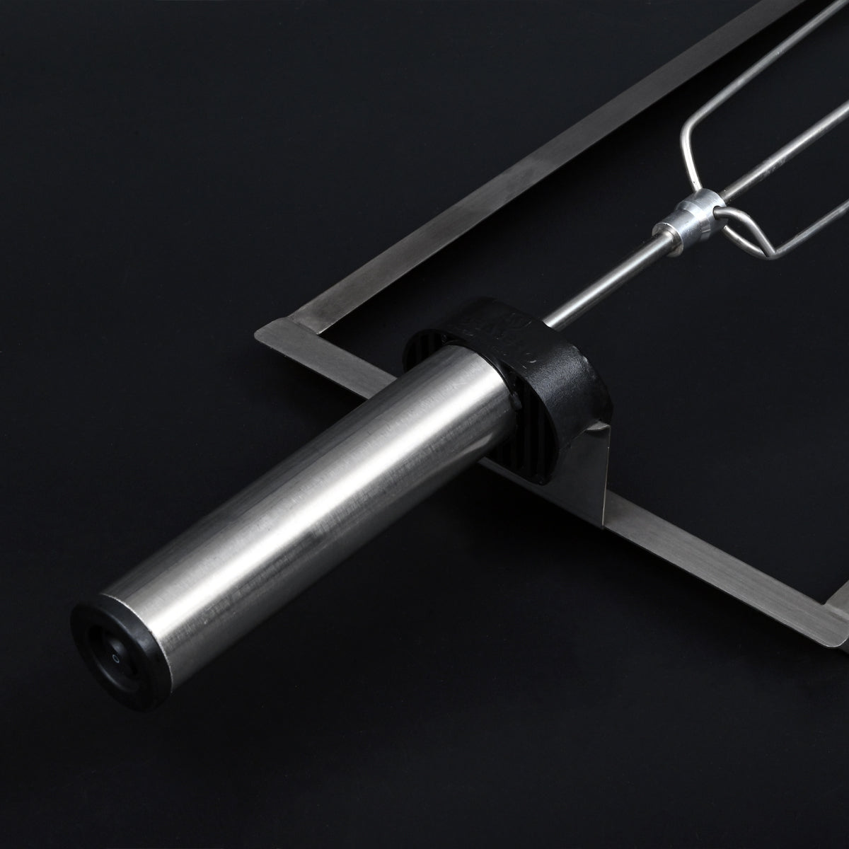 Suporte de Espeto para Churrasqueira a Gás em Aço Inox Cozix